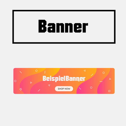 Banner Erstellung für Online Shop